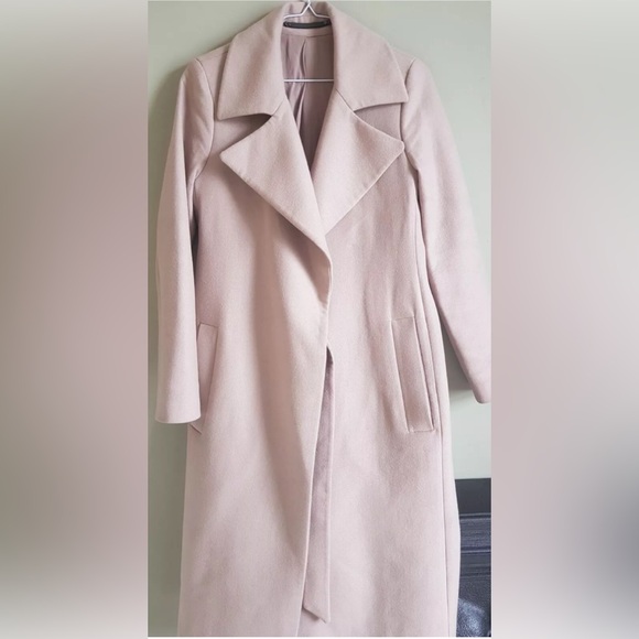 LAST CHANCE AllSaints Iya Mai Coat, Dusty Pink - Picture 7 of 8